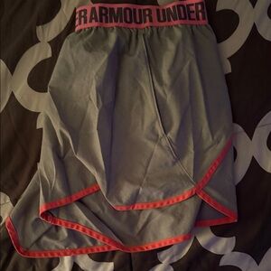 Under Armour Gray Skirt with Pink Trim